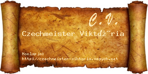 Czechmeister Viktória névjegykártya
