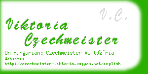 viktoria czechmeister business card